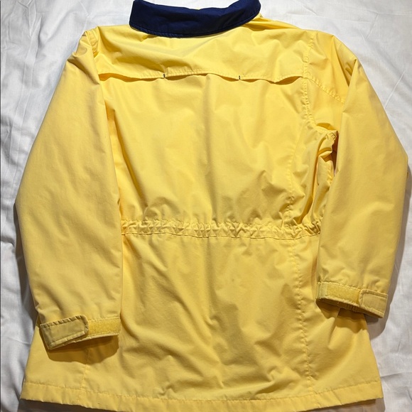 Pacific Trail Woman’s Yellow Jacket with Blue Collar Size Medium - Picture 7 of 7